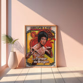 Bruce Lee Canvas Art by Chris Tutty - Enter The Dragon Martial Arts Legend