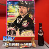 King 99 Gretzky L.A. Kings celebrity portrait by Chris Tutty