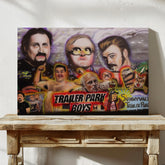 Trailer Park Boys Signed Canvas Art by Chris Tutty - Canadian Comedy Trio