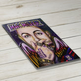 Mac Miller Canvas Art by Chris Tutty - In Flight Hip Hop Artist Portrait