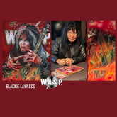 Blackie Lawless Canvas Art by Chris Tutty - Vortex of Vengeance W.A.S.P. Metal
