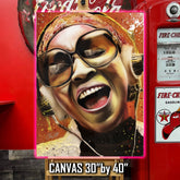 Mavis Staples Signed Canvas Art by Chris Tutty - Gospel Soul Legend Portrait