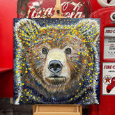Bear Canvas Art - Jasper by Chris Tutty