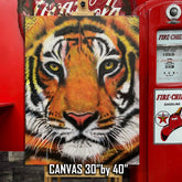 Tiger Canvas Art - Tiger by the Tail by Chris Tutty