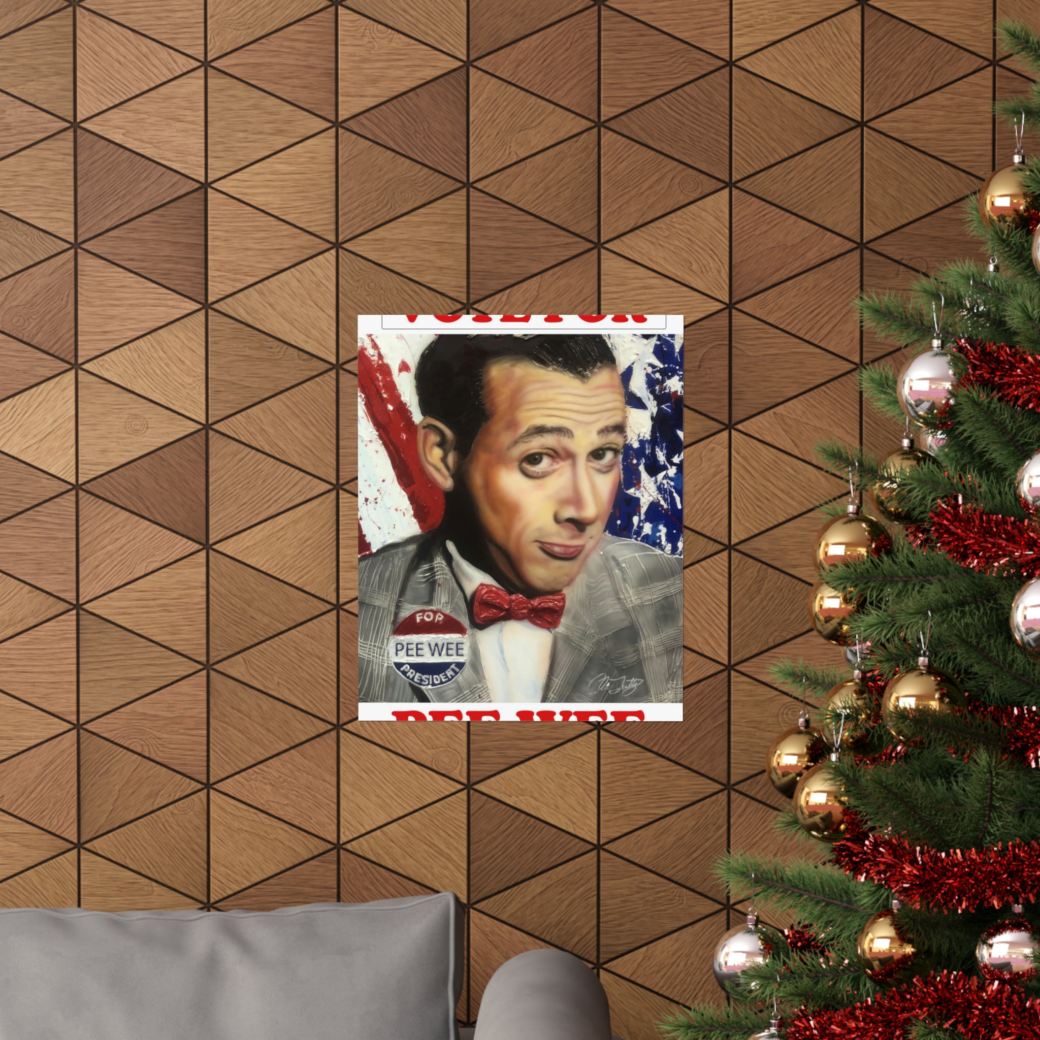 Pee Wee For Prez Premium Matte vertical posters