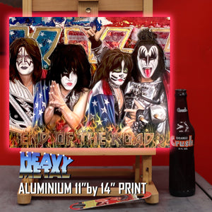 Kiss celebrity portrait by Chris Tutty