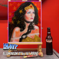 "Wonder woman" Linda Carter Portrait By Chris Tutty