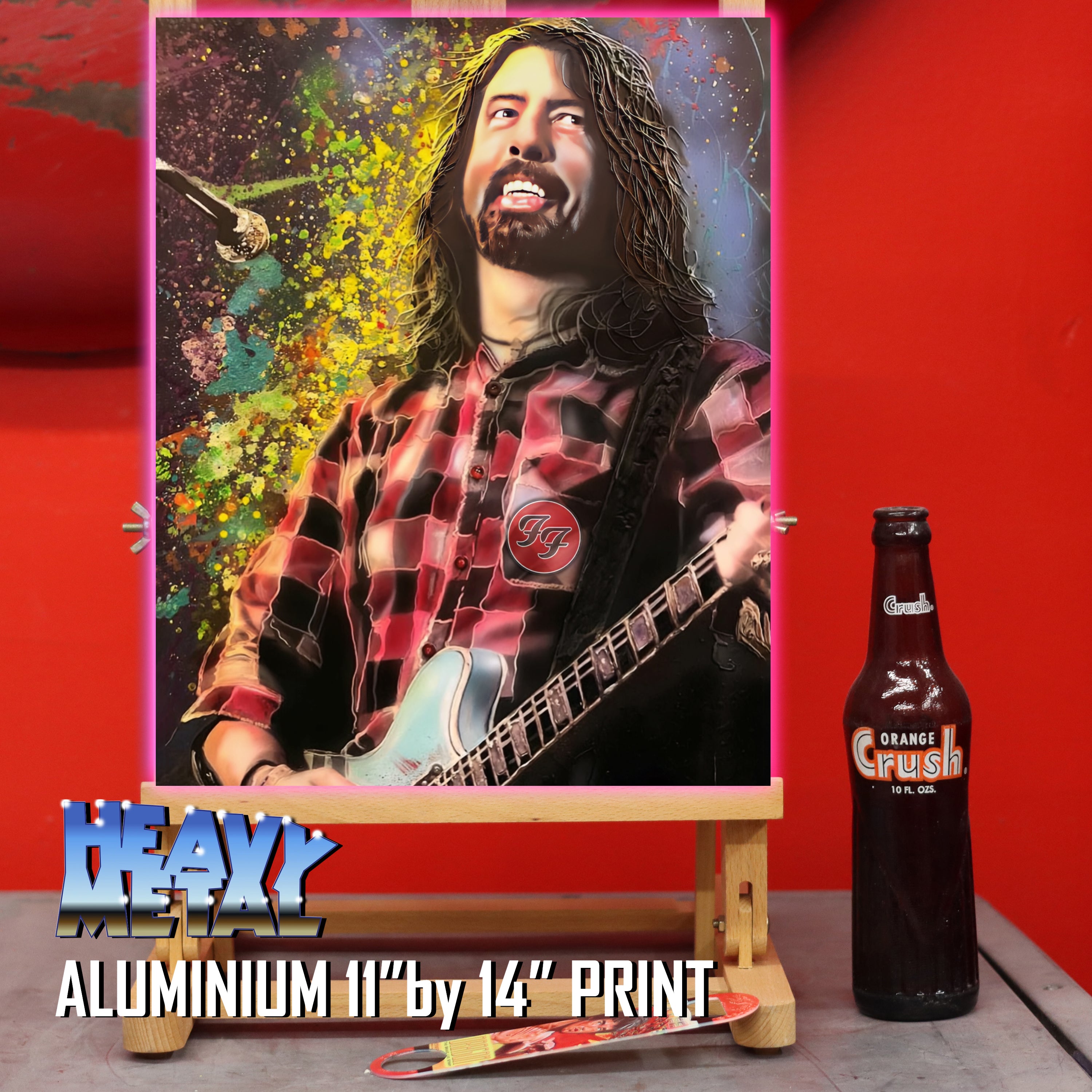 Dave Grohl celebrity portrait by Chris Tutty