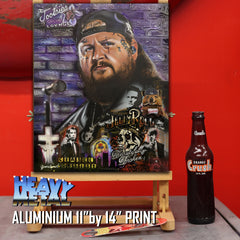 Jelly Roll Canvas Art by Chris Tutty - Save Me Country Hip Hop Portrait