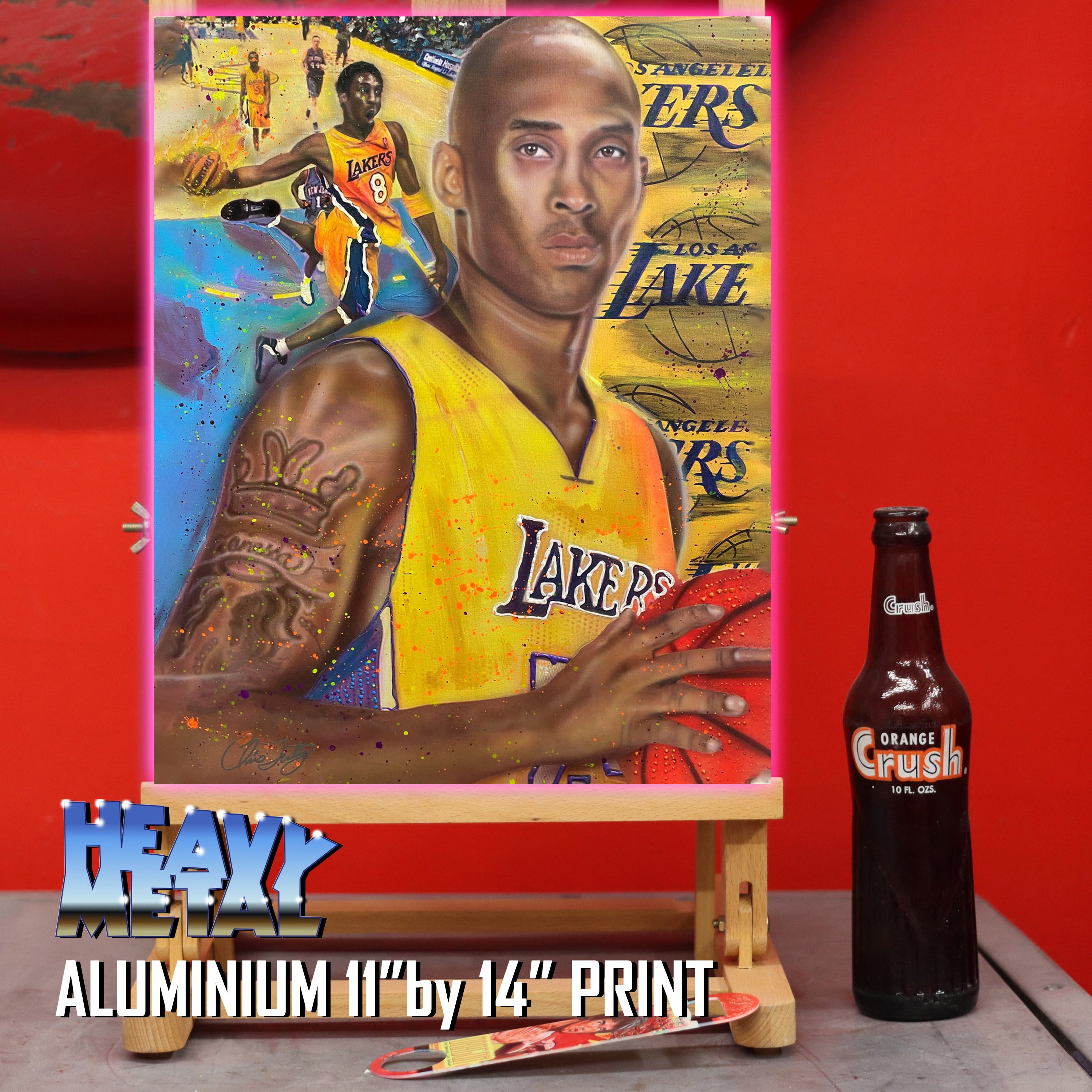 Kobe Bryant Celebrity portrait by Chris Tutty