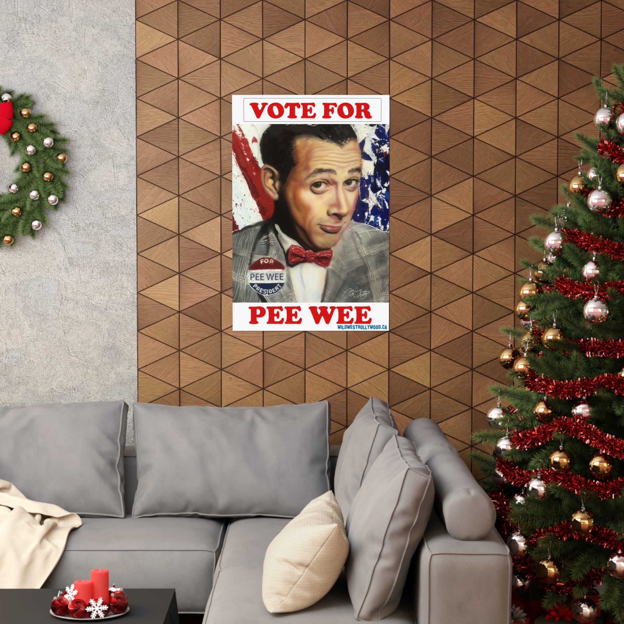 Pee Wee For Prez Premium Matte vertical posters