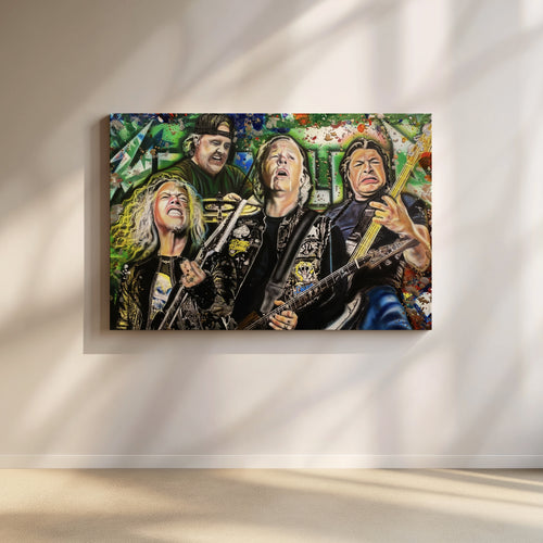 Metallica celebrity portrait by Chris Tutty