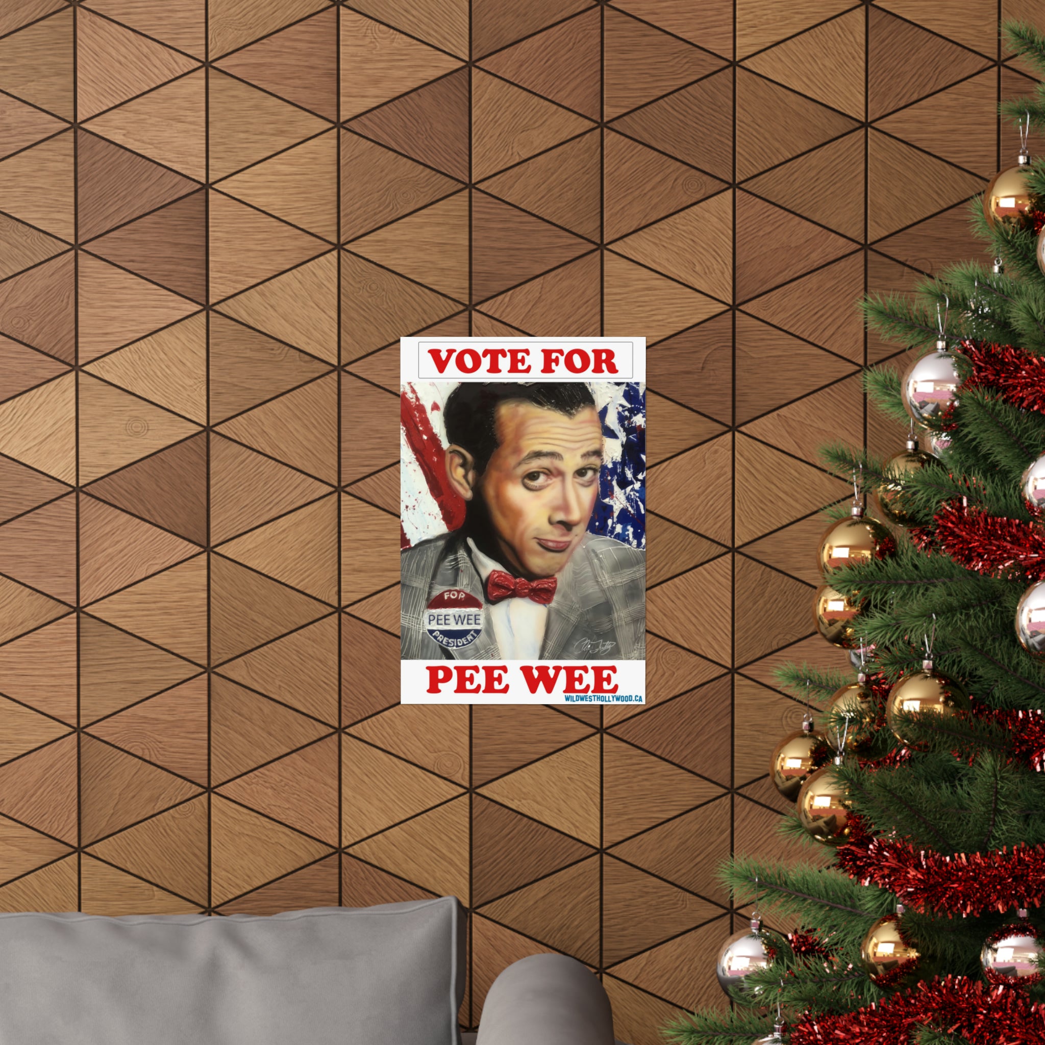 Pee Wee For Prez Premium Matte vertical posters