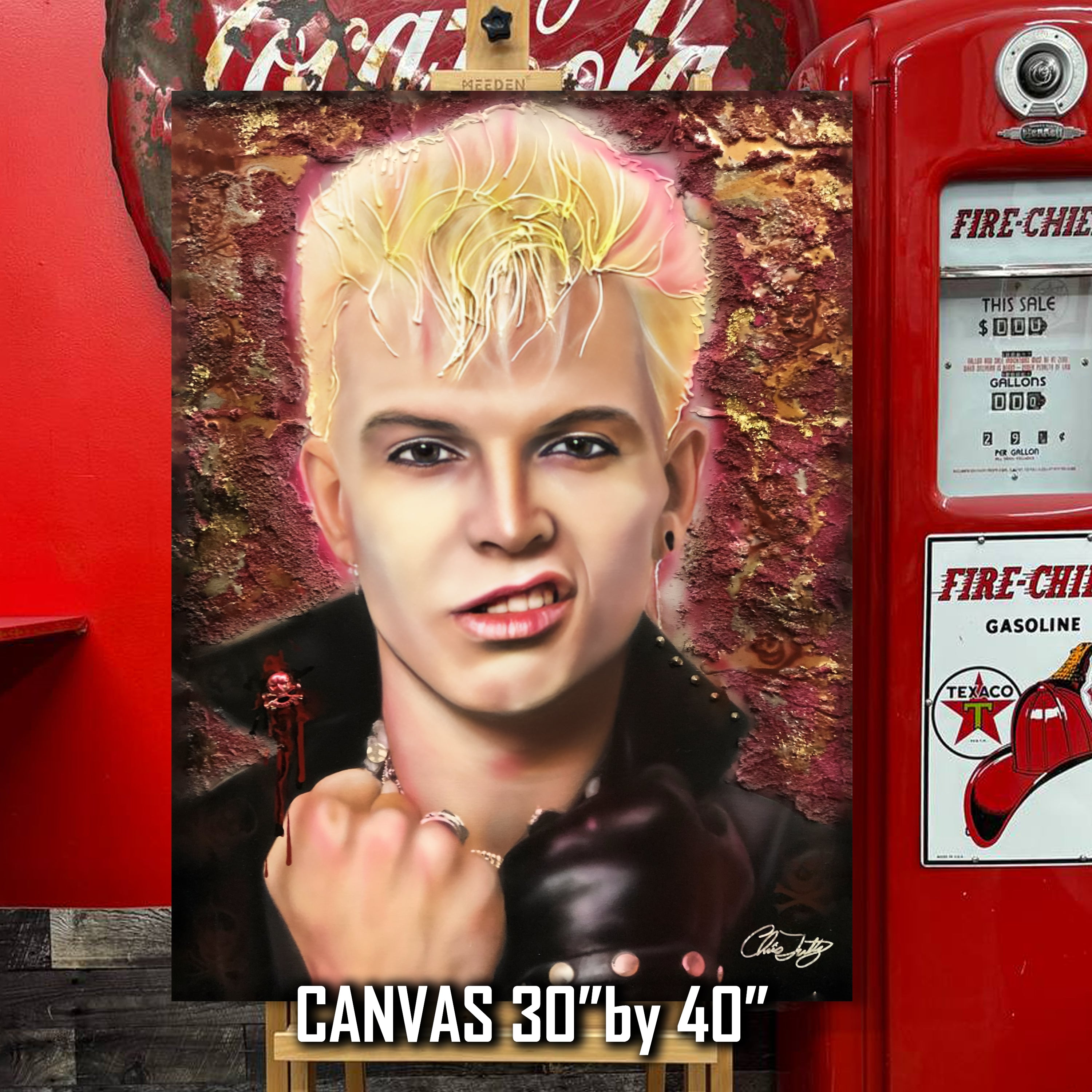 "REBEL YELL"  Billy Idol By Chris Tutty