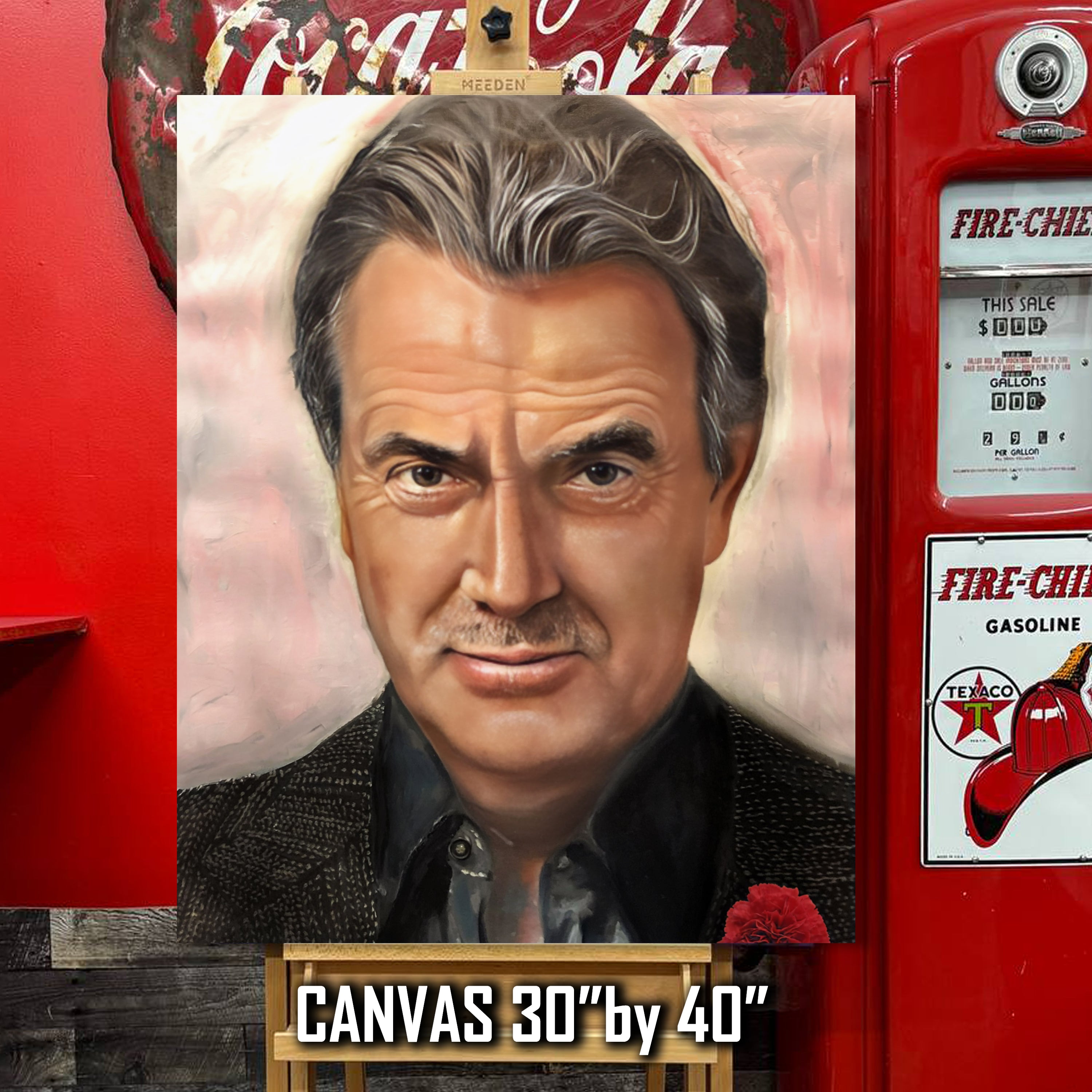 "Victor Newman" Eric Braeden Celebrity Portrait By Chris Tutty