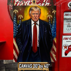 "Power of the Pallet" President Donald Trump by Chris Tutty