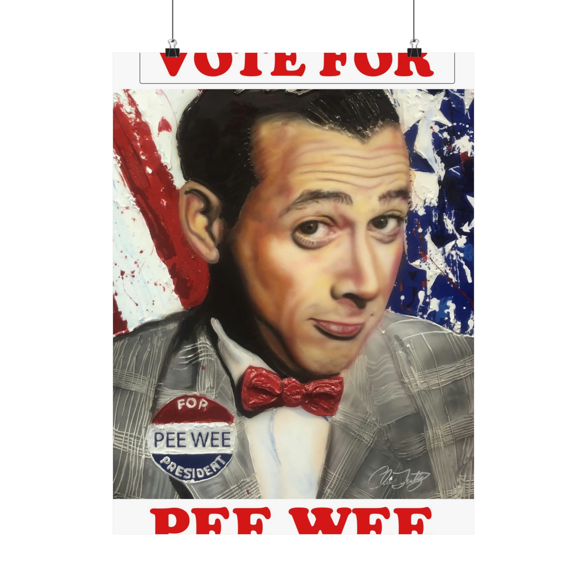 Pee Wee For Prez Premium Matte vertical posters