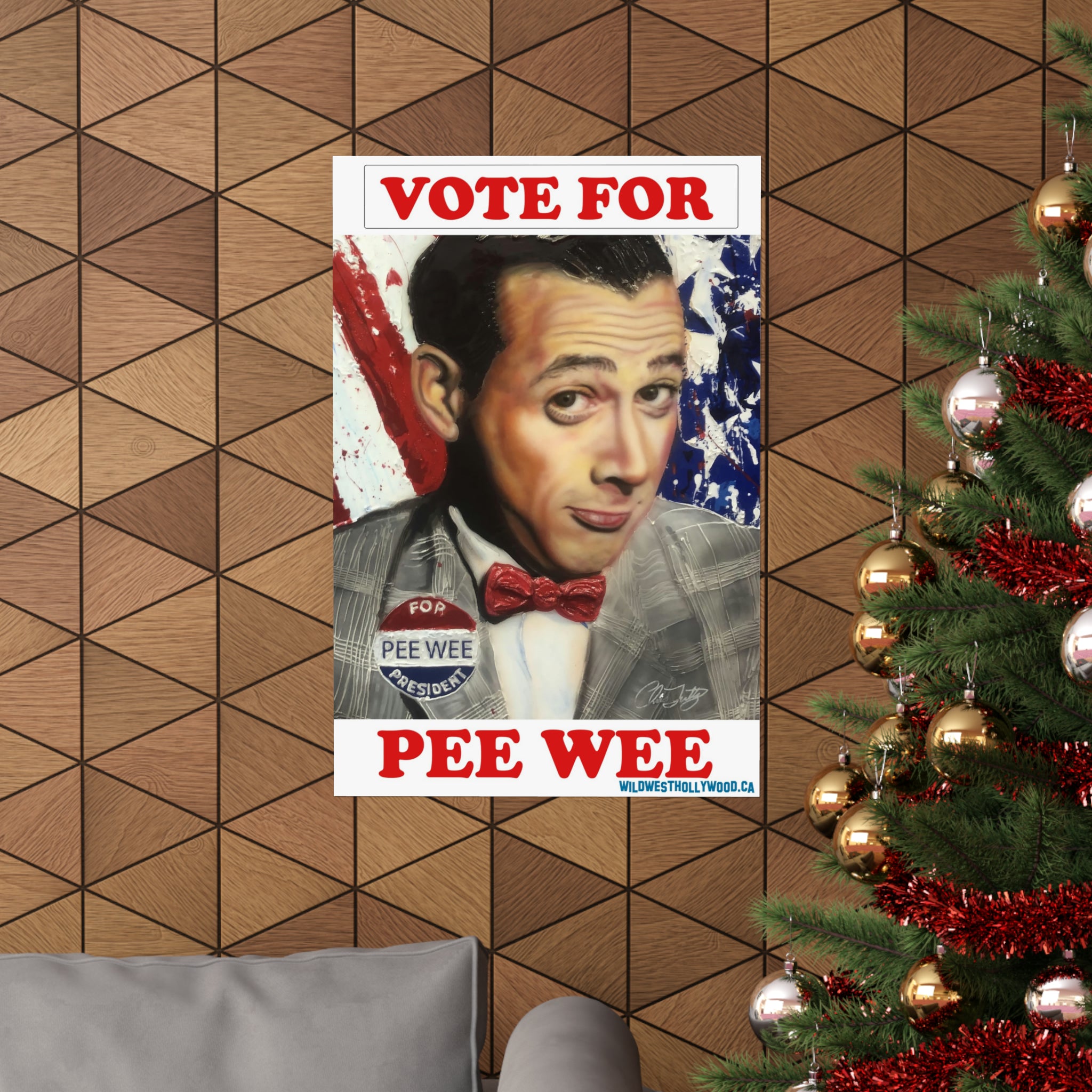 Pee Wee For Prez Premium Matte vertical posters