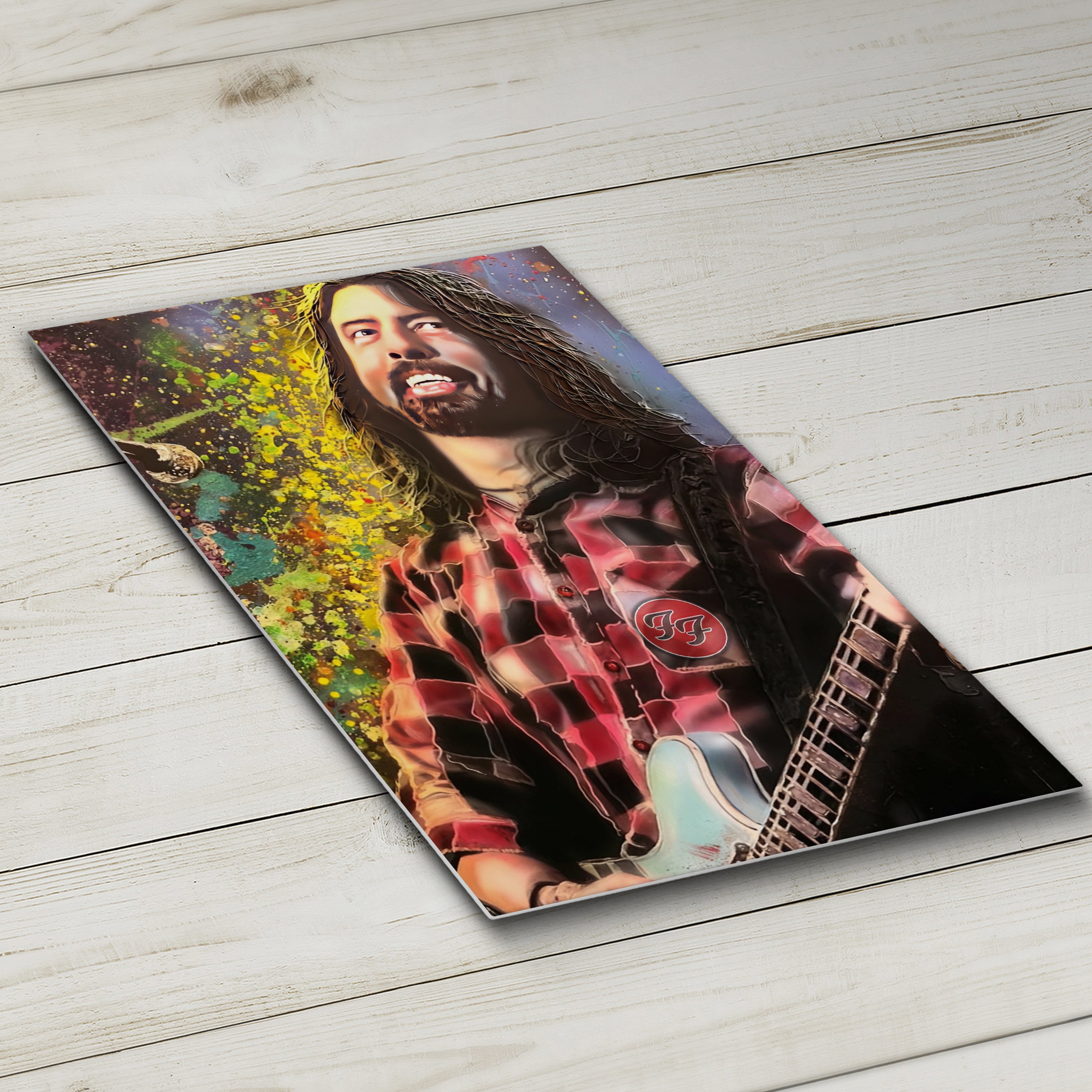 Dave Grohl celebrity portrait by Chris Tutty