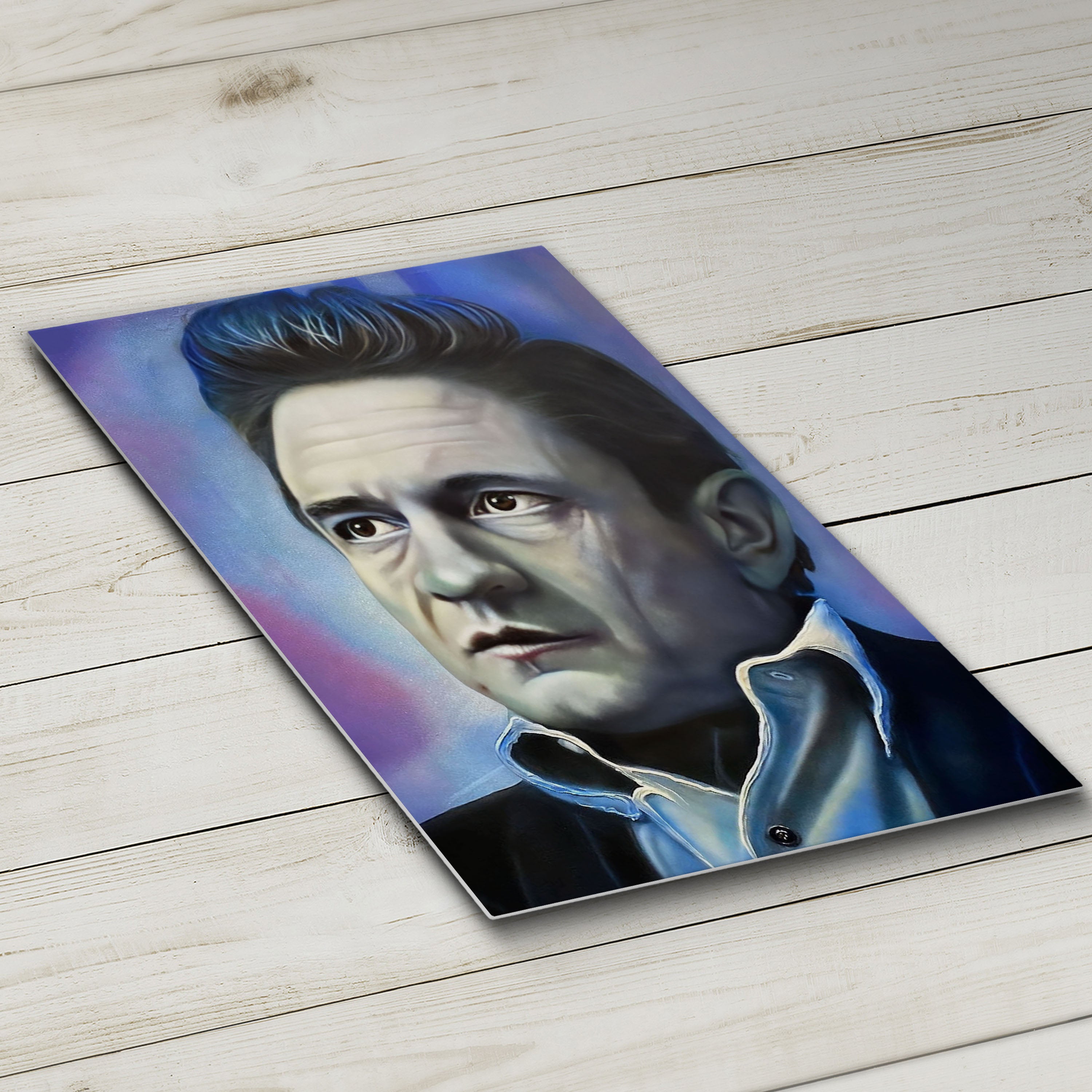 "Hurt" Johnny Cash celebrity portrait by Chris Tutty (Copy)