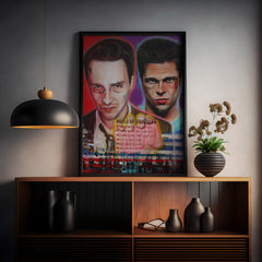 "Rules of Fight Club" Portrait By Chris Tutty