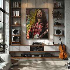 Dave Grohl celebrity portrait by Chris Tutty