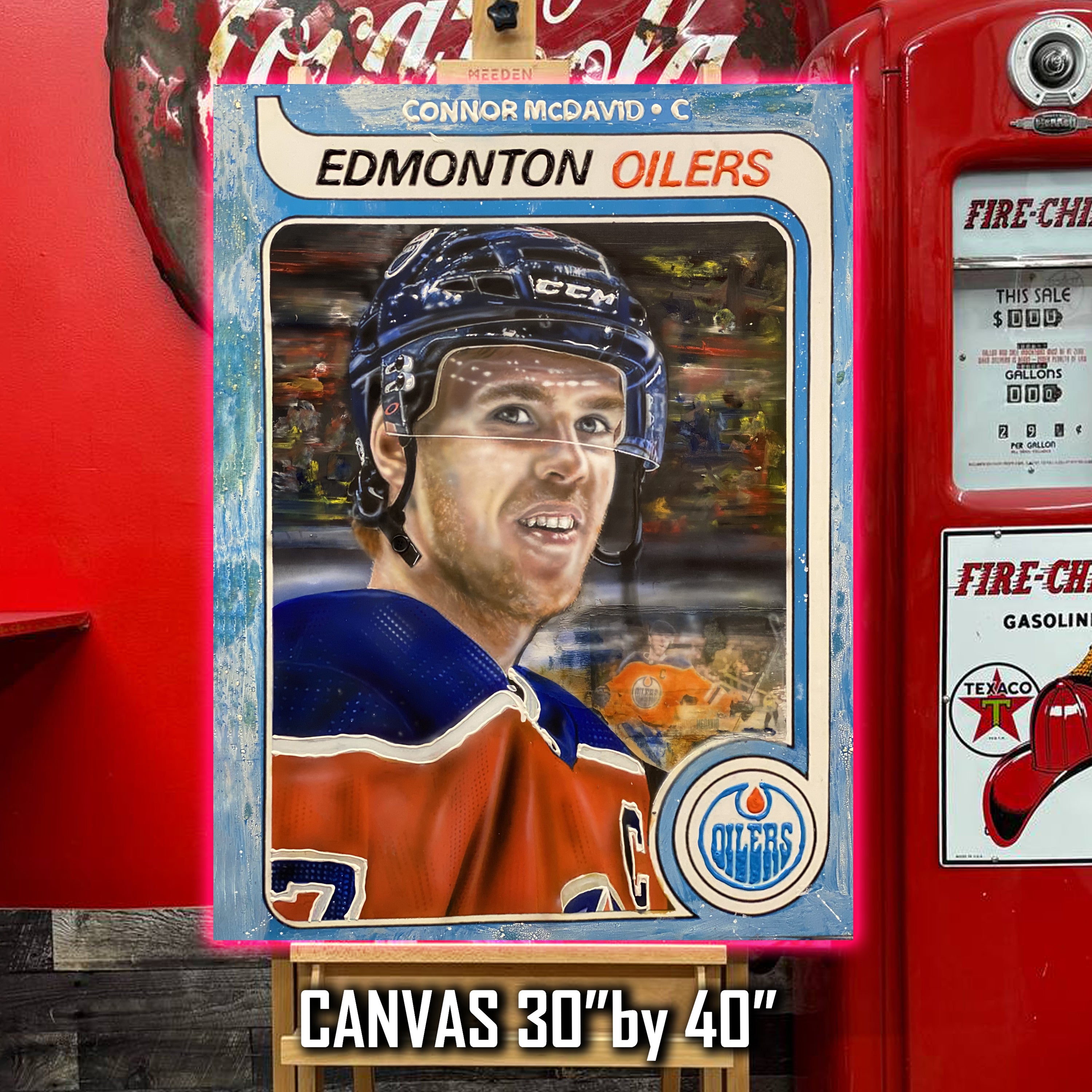 "Future Legend" Connor McDavid Celebrity portrait by Chris Tutty