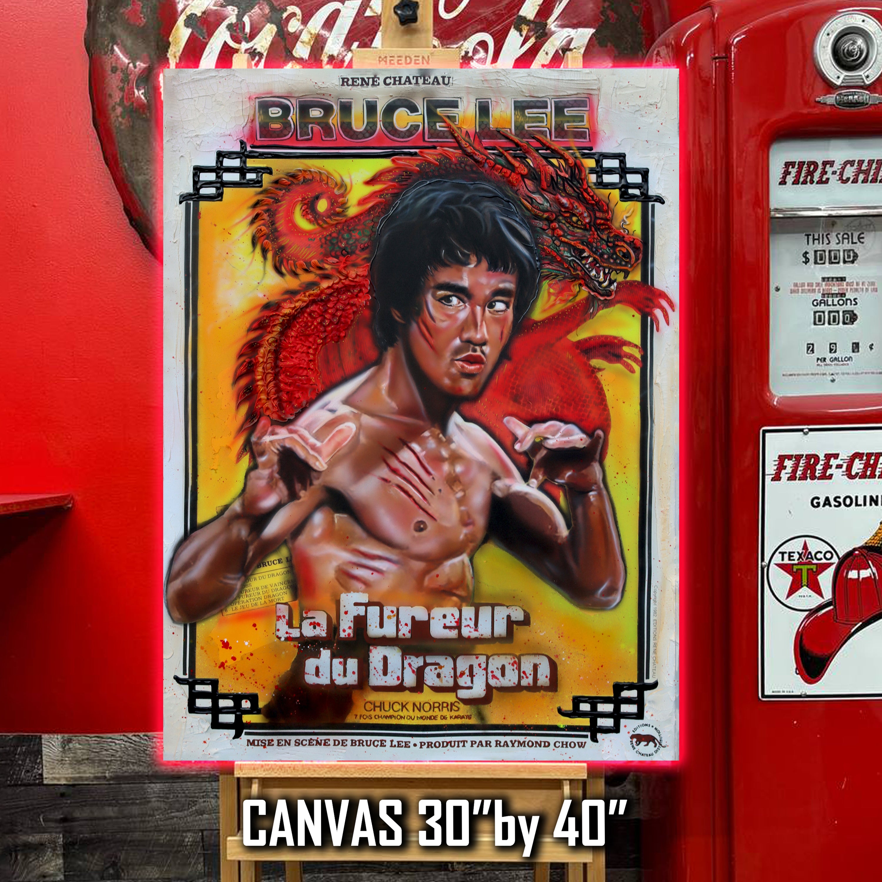 Brue Lee "Enter The Dragon ' By Chris Tutty