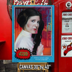 "Princess Leia" Carrie Fisher Portrait By Chris Tutty