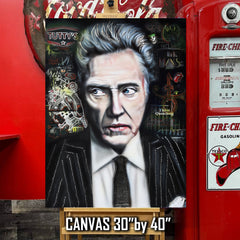 "WALKEN IN CALGARY" Christopher Walken Celebrity Portrait By Chris Tutty