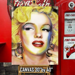 "HOLLYWOOD" Marilyn Monroe Portrait By Chris Tutty