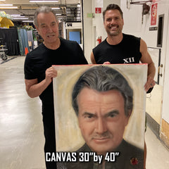 "Victor Newman" Eric Braeden Celebrity Portrait By Chris Tutty