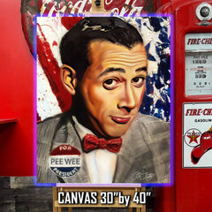 Pee Wee for Pres Canvas by Chris Tutty