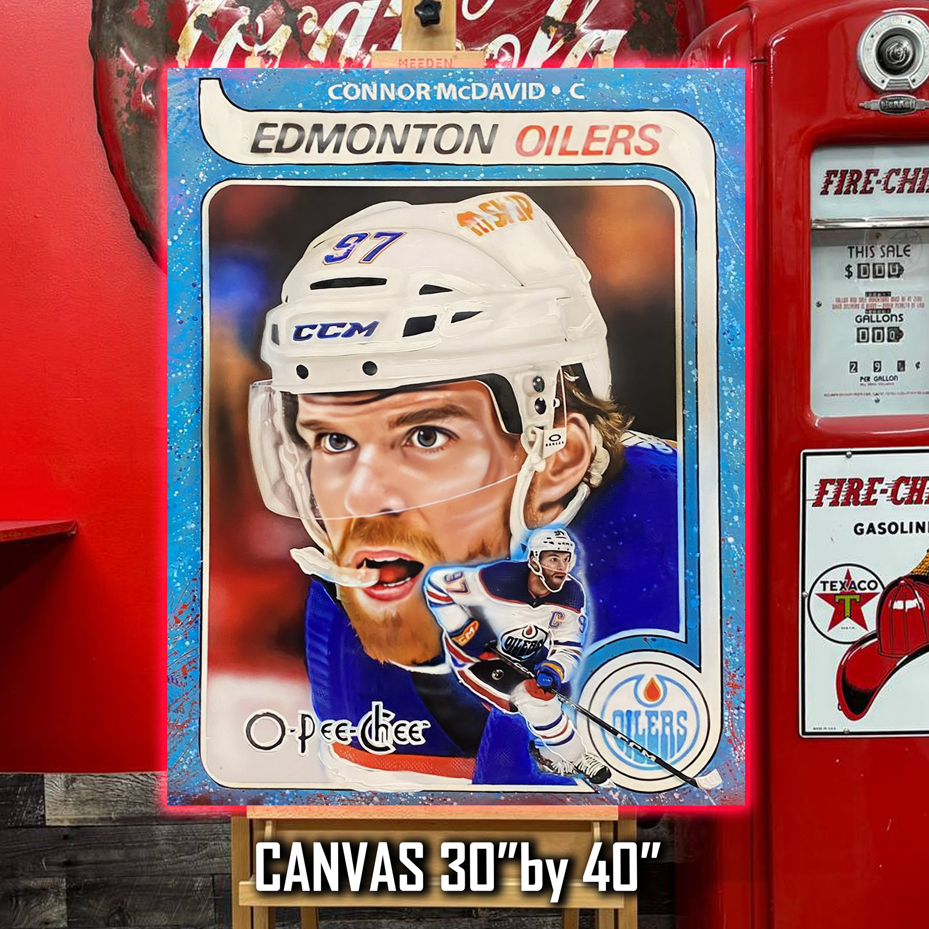 Connor McDavid  2024 portrait by Chris Tutty