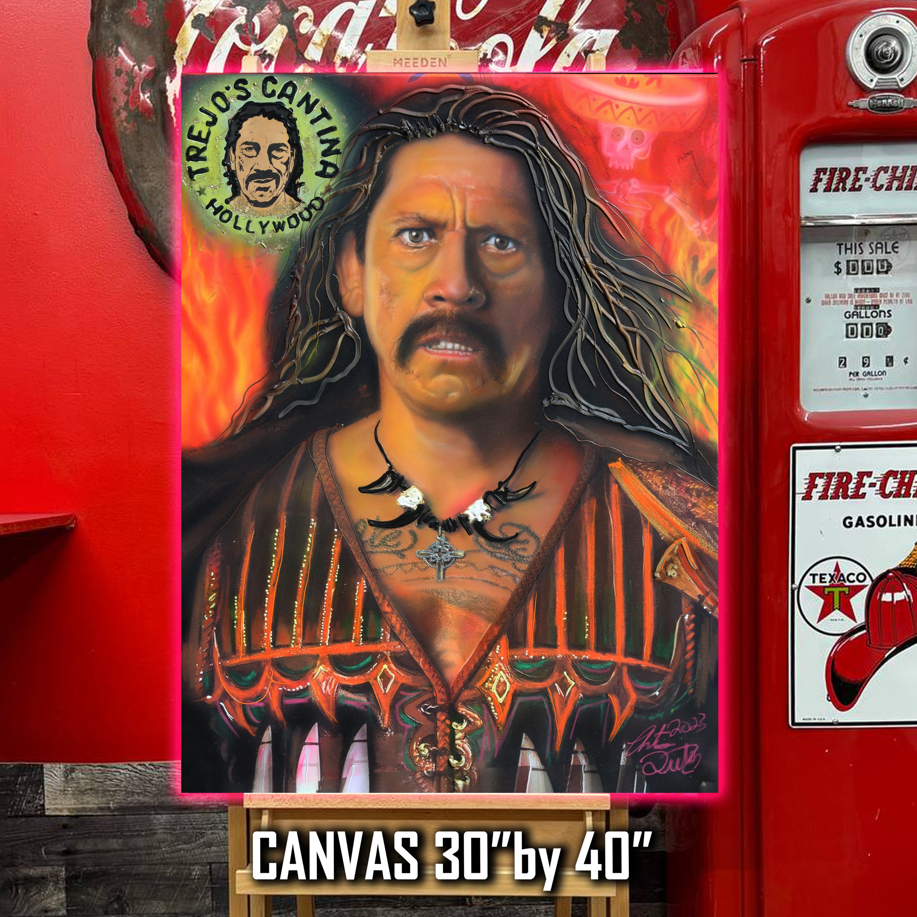 Danny Trejo Celebrity portrait by Chris Tutty