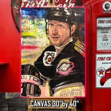 Gretzky L.A. Kings celebrity portrait by Chris Tutty