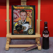 Gerry Cheevers Hockey portrait by Chris Tutty