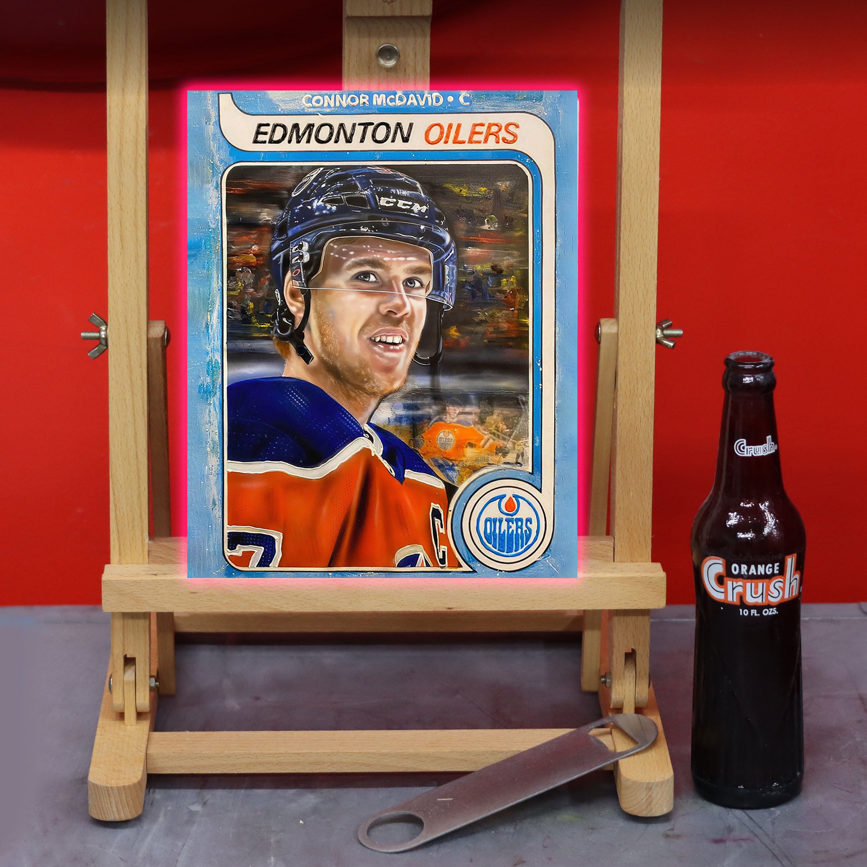 "Future Legend" Connor McDavid Celebrity portrait by Chris Tutty