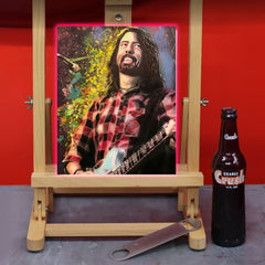 Dave Grohl celebrity portrait by Chris Tutty