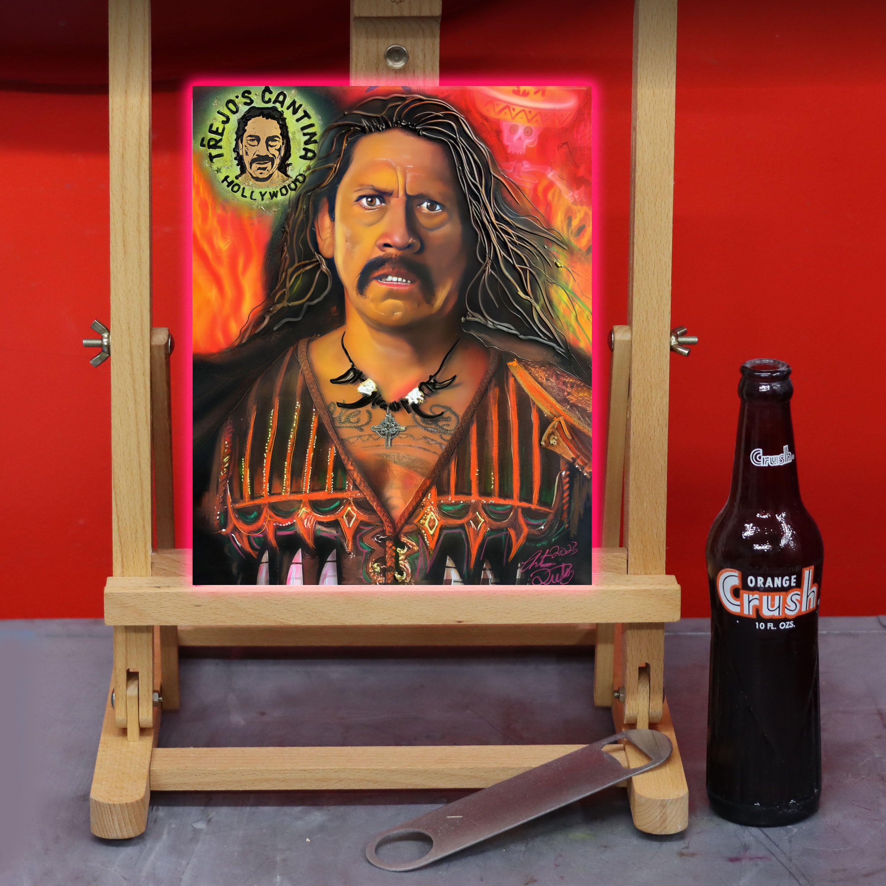 Danny Trejo Celebrity portrait by Chris Tutty