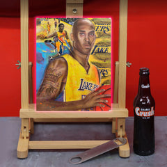 Kobe Bryant Celebrity portrait by Chris Tutty