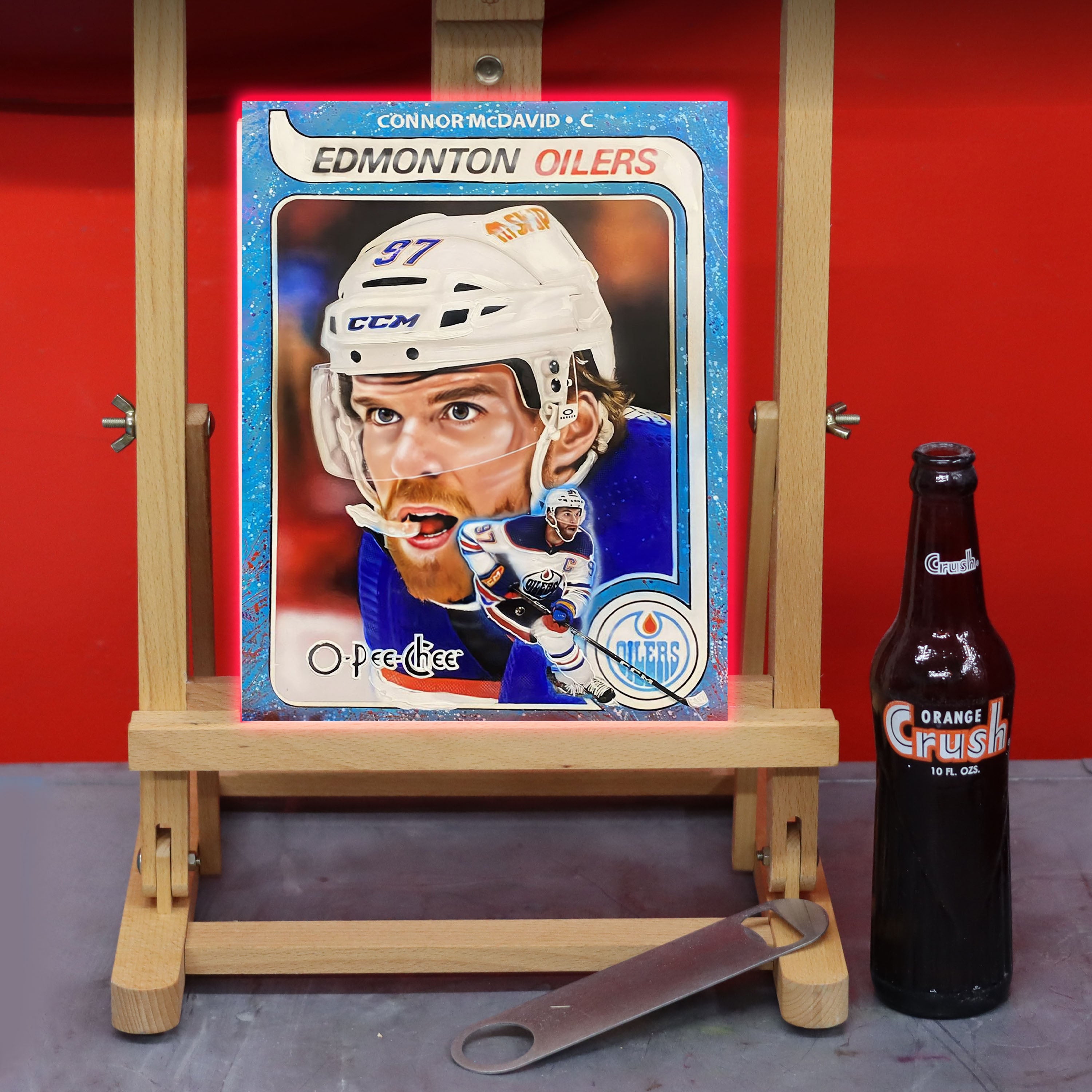 Connor McDavid  2024 portrait by Chris Tutty