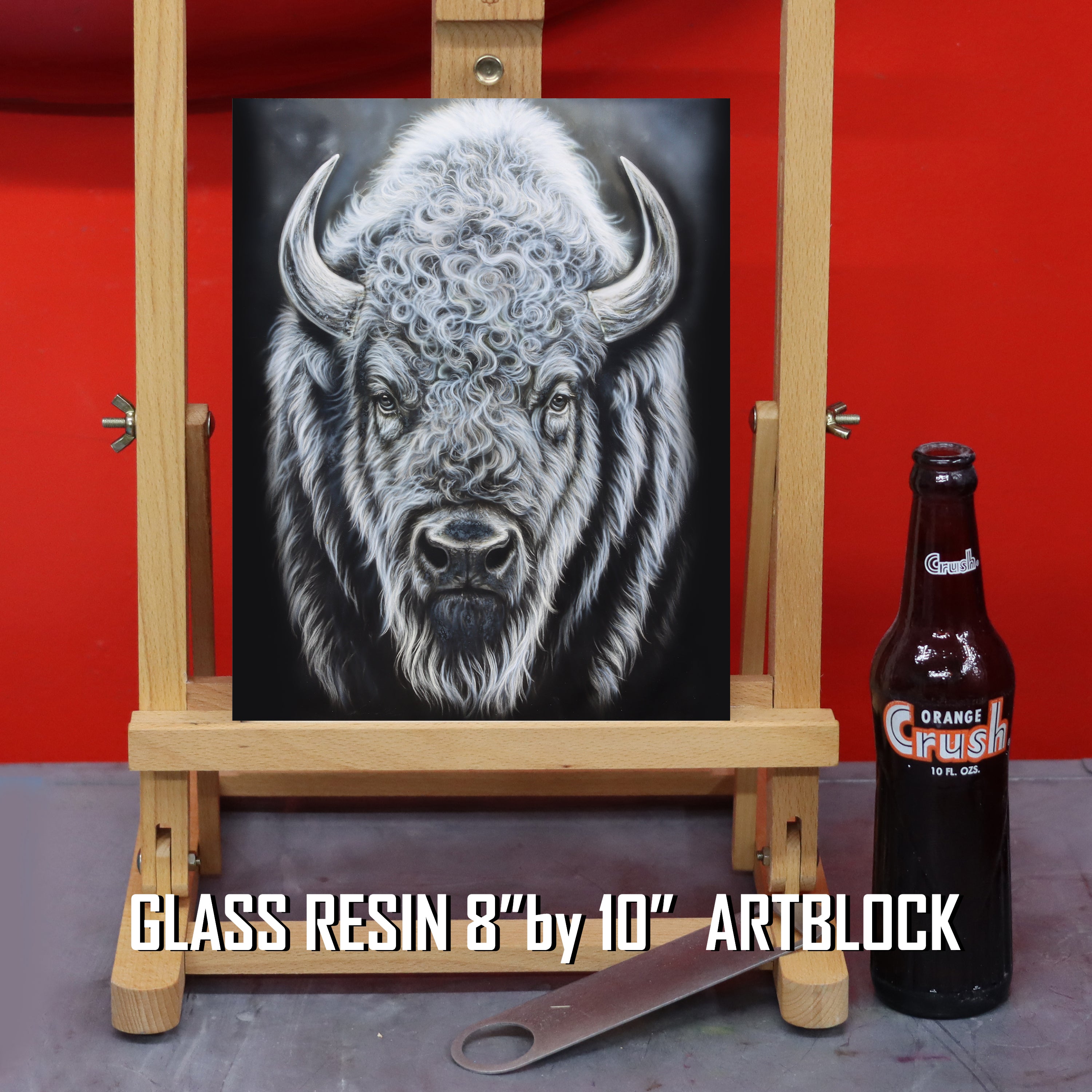 Spirit of the Plains - Bison Wildlife art by Chris Tutty