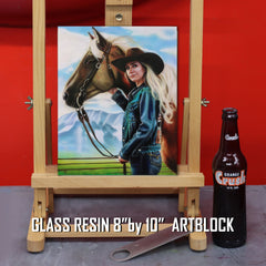 "Strength in Stillness " Amber Marshall portrait by Chris Tutty