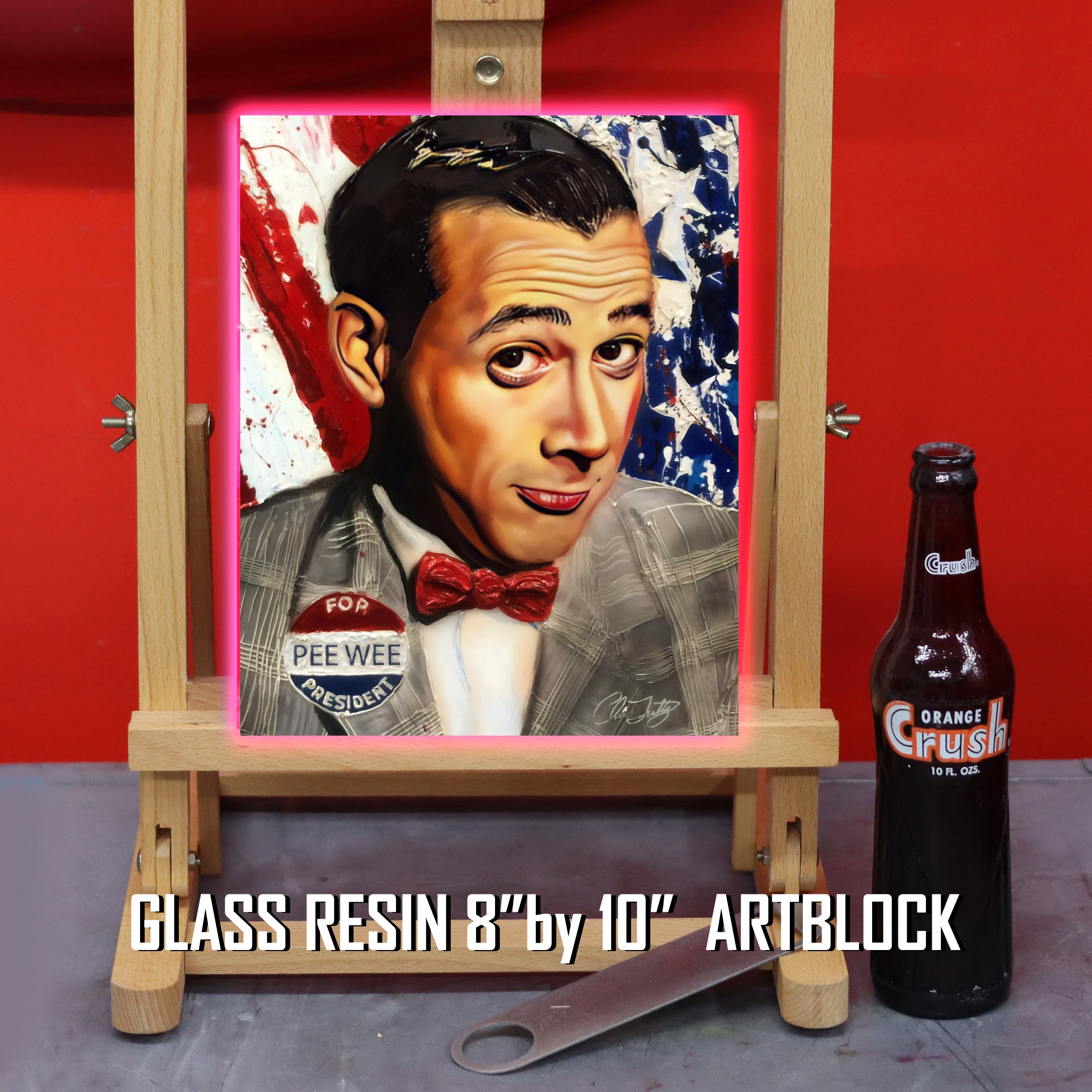 Pee Wee for Pres Canvas by Chris Tutty