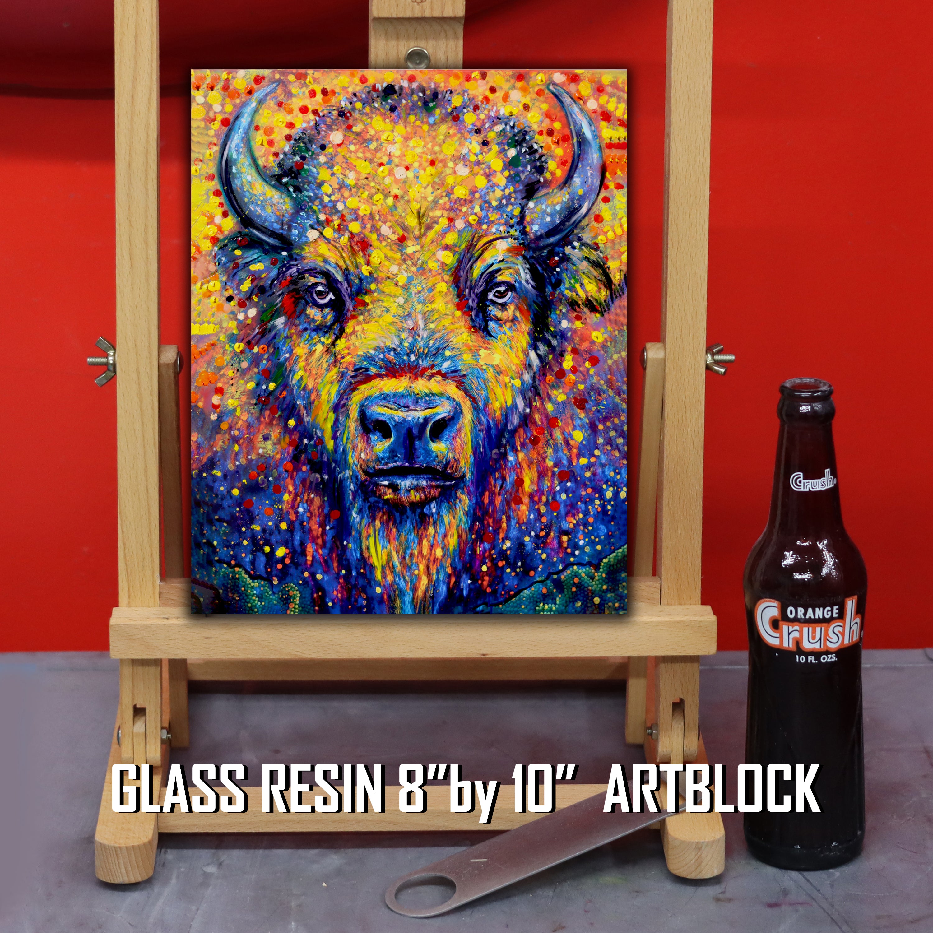 Bison Canvas Art - Guardians of the Grasslands by Chris Tutty
