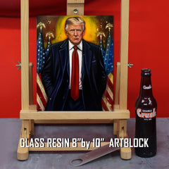 "Power of the Pallet" President Donald Trump by Chris Tutty