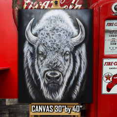 Spirit of the Plains - Bison Wildlife art by Chris Tutty