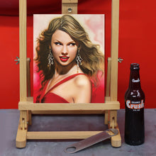 "RED" Taylor Swift Celebrity Portrait By Chris Tutty