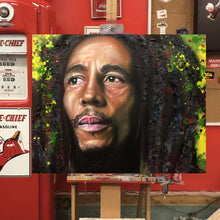 Bob Marley celebrity portrait by Chris Tutty